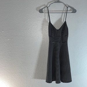Black Striped Dress